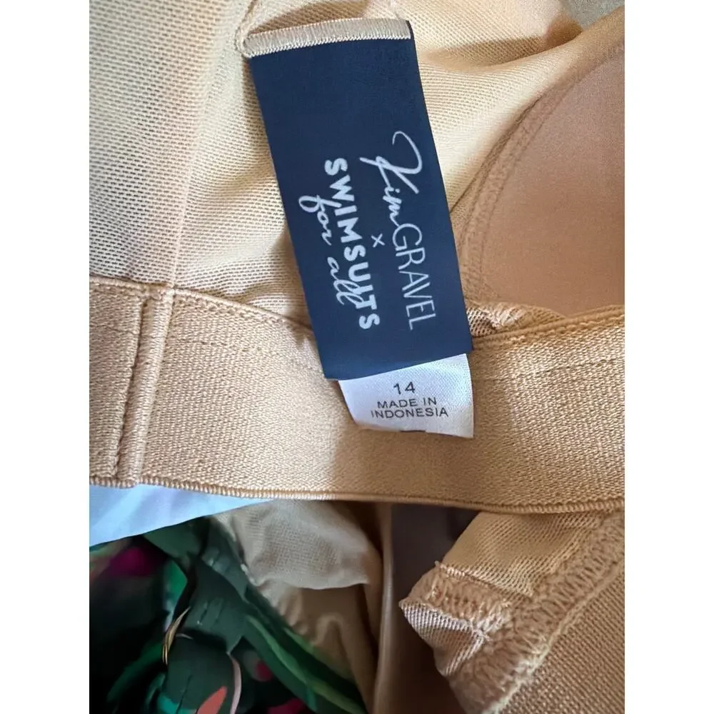 New Kim Gravel x Swimsuits For All Side Tie V-Neck Tankini & Hi-Rise Brief 14